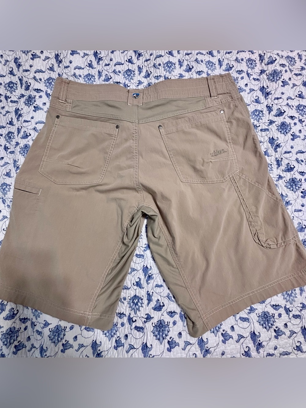 KÜHL Renegade Cargo Shorts Men’s 36 Khaki Stretch Hiking Outdoor Utility - Picture 2 of 15